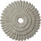 Ekena Millwork Eryn Ceiling Medallion (Canopies up to 4"), 24 3/4"OD x 3 1/4"ID x 1 7/8"P, Pot of Cream Crackle CM24ENPCC - alternate 1